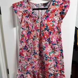 Floral V-Neck Dress